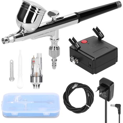 Irovami Kit compresseur air 0.3mm 20-35PSI – Aérographe – Idéal pour maquette, art, peinture (1/5)