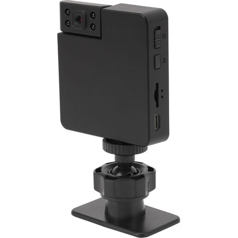 Caméra de sécurité sans fil avec point d'accès Wi-Fi 2 MP 1080p, objectif rotatif à 180°, grand angle de 75°, enregistrement en boucle et vision nocturne, idéale pour la maison, les magasins et les bu (1/5)