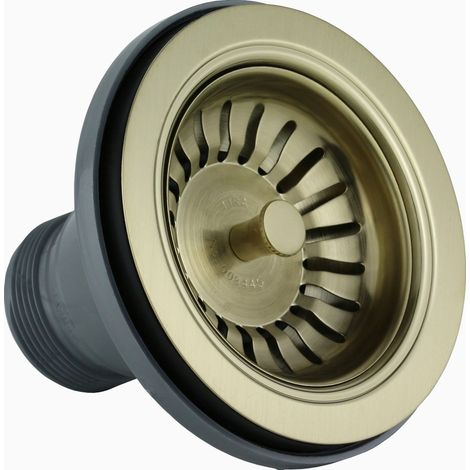 Cesta universal para fregaderos de cocina en color dorado cepillado LIRA 1945.130  Oro cepillado