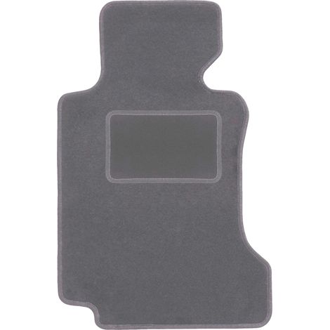Alfombrilla de terciopelo para el conductor para: BMW Serie 7 E38 sedán (1994-2001) grafito