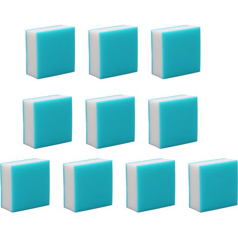 Set mit 10 weichen Gummigravierblöcken für DIY-Stempel, blau und weiß, 3-lagig (1/5)