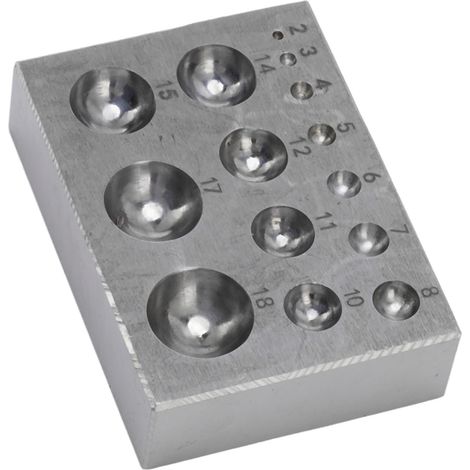 Bloc à polir en acier haute dureté, outil de polissage fin et lisse sans bavures pour la fabrication de bijoux DIY (1/5)