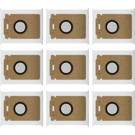 Lot de 9 sacs à poussière pièces de rechange pour Roborock H50 Ultra accessoires d'aspirateur sac à déchets (1/5)