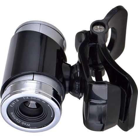 Webcam en Plastique USB 720p et Clip avec Micro Intégré Caméra Noire Qualité Vidéo Claire, Plug and Play pour Photo et Téléconférence pour Ordinateur Portable et Bureau (1/5)