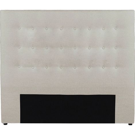 Testata trapuntata 180 cm Tessuto Beige - FRANCESCO (1/5)