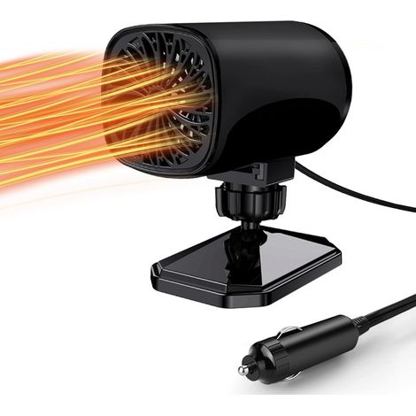 CSPARCV 2-in-1 Autoheizung, tragbarer 12V 150W Auto-Entfroster mit Schnellheizung, 360° einstellbarer Luftreinigung und Zigarettenanzünderstecker für alle Fahrzeuge (1/4)