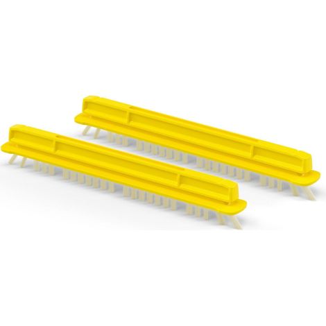Kit spazzole ricambio Karcher giallo 2 pezzi robusti