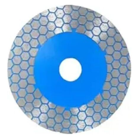 PA Disque de coupe diamanté pour carrelage, céramique, marbre, coupe à sec et meulage, lame de scie circulaire, accessoires pour outils rotatifs électriques (bleu, 125 mm) (1/4)
