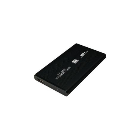 Supporto usb esterno per hard disk usb 2.0 in alluminio nero