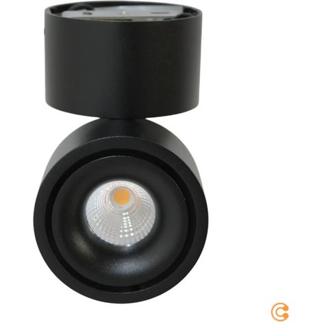 [NEUWERTIG] B-Ware Deko Light Deckenaufbauleuchte Uni Deckenlampe Led Fest Warmweiß Tiefschwarz 8 W