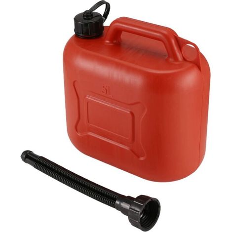 Réservoir Carburant 5L Antistatique avec Tuyau Transport Essence Voiture Voyage (1/4)