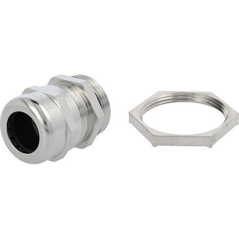 LAPP Verschraubung EMV mit Gegenmutter PG16x1,41 Messing (CuZn) vernickelt Gewindelänge 6,5mm - 1 Stück