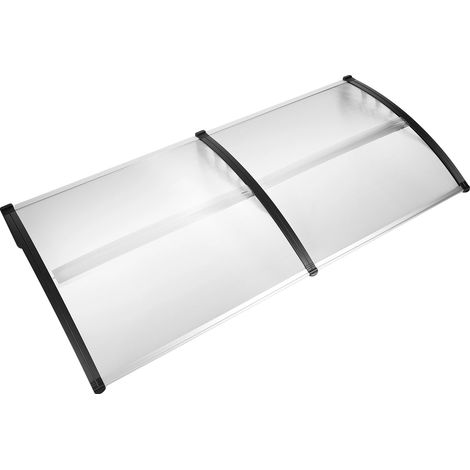 Marquesina para puerta, resistente a la intemperie, diseño moderno arqueado. (1/2)