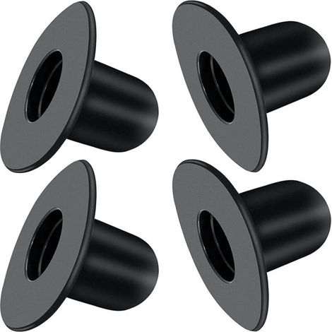 4 Pièces Bouchon de Piscine, Noir Bouchons de Fond de Rechange, pour Piscines Hors Sol (1/5)