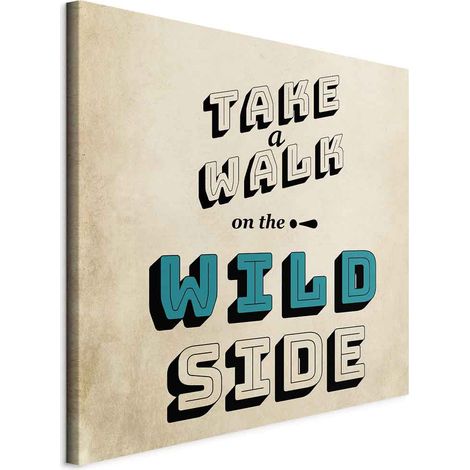 Bild – Walk on the Wild Side (1-teiliges) Quadrat (1/5)