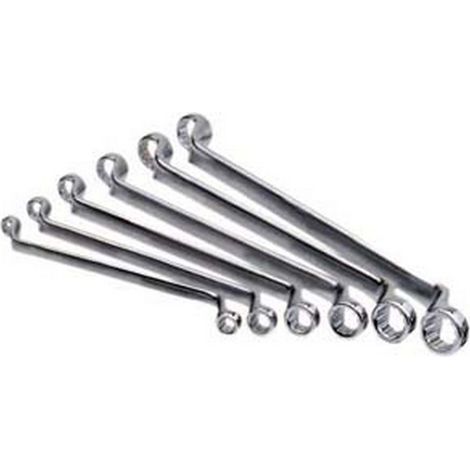 Chiave poligonale doppia in serie professionale - Confezione: in serie da pz 12 - Misure: da 6x7 a mm 30x32