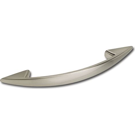 Möbelgriff Kar Breite 179mm Bogengriff Schubladengriff ZN Edelstahl Effekt