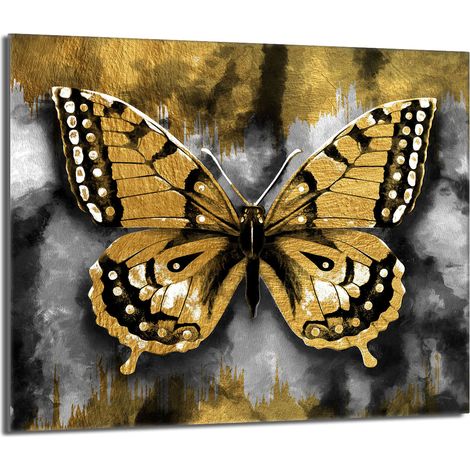 Glasschutzplatte für den Herd 60x52 Butterfly (1/5)
