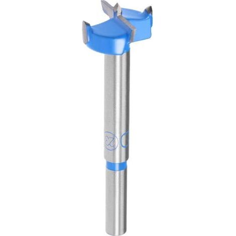 23 mm Hartmetallbohrer für Holzlochsägen, zum Bohren von Scharnierlöchern für die Holzbearbeitung (blau, grau)