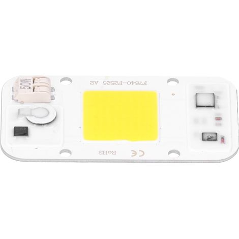 Panneau lumineux LED COB 20W/30W/50W 220V sans soudure, lumière blanche chaude à spectre complet (lumière blanche 50W) (1/5)