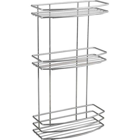 Aqualine Chrom Line - Triple étagère en fil de fer, chromée 37045 (1/3)