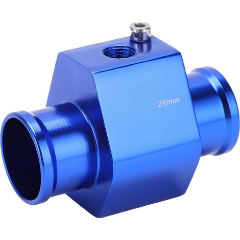 Flexible tuyau capteur température eau 26mm, raccord métallique adaptateur avec colliers de serrage, accessoire joint pour plomberie. (1/5)