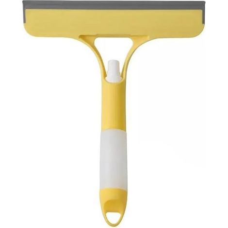 (jaune) Raclette de pulvérisation 3 en 1 avec flacon pulvérisateur intégré pour vitres et surfaces de voiture, poignée ergonomique conçue pour un nettoyage efficace et des traces (1/5)