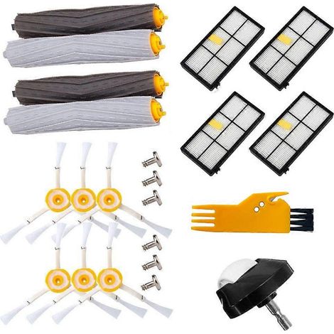 Kits de pièces détachées pour iRobot Roomba séries 800, 860, 865, 866, 870, 871, 880, 885, 886, 890, 900, 960, 966 et 980 : brosses et filtres (1/5)