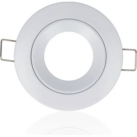 Porta faretto rotondo da incasso diam.79mm, GU10, Bianco (Gamma Lusso) (1/4)