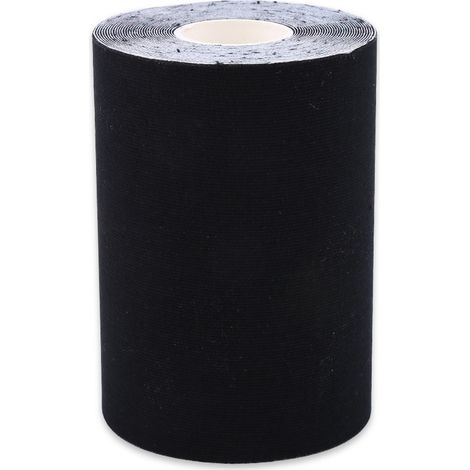 Bande Élastique Sportive En Coton Imperméable - Soulagement Douleurs Musculaires Et Articulaires - Usage Pour Épaule Genou Dos - 1 Rouleau Noir (1/3)