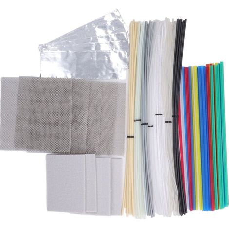 Plastic Welding Rod, 12 Colors Anti-aging Plastic Welding Rod ABS PP PU PE PA PC TPO 106PCS for Kayak Bumper MUMU (1/4)