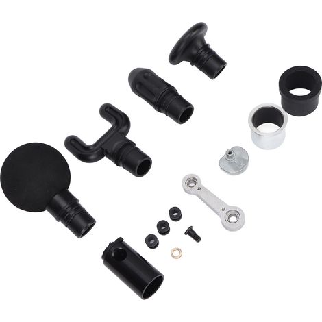 Têtes de massage en silicone, tiges et pistons pour pistolet de massage - Kit de rechange complet (1/5)