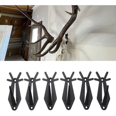 Totenkopfhaken, Hirschschädelhalter, Wandtrophäenaufhänger, handgefertigte Dekorationen für drinnen und draußen, Haken, Totenkopfhalter (1/5)