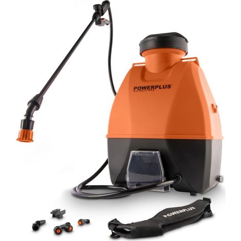 Powerplus Dual Power Pulvérisateur à Batterie POWDPG80460 - Pulvérisateur à Pression de 20 V à Dos, Pression de 6 Bars et Débit de 1500 ml/min., Capacité de 16 l, 4 Buses Incluses, Outillage de Jardin (1/5)