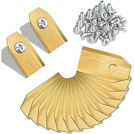 30 Pcs Lame Tondeuse Husqvarna, Lames De Rechange Pour La Tondeuse Gazon Husqvarna,lames De Couteau En Titane De Jardin Automower Husqvarna/garde (1/5)