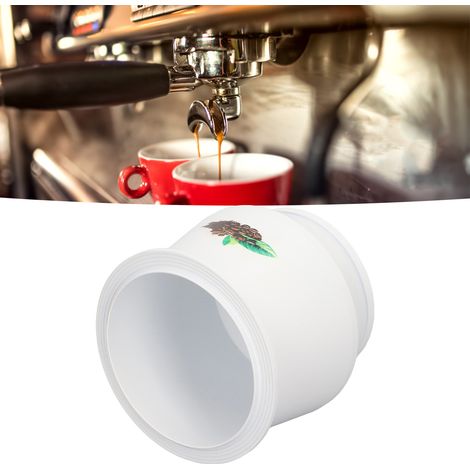 Récipient à poudre pour machine à café en alliage d'aluminium / distributeur de poudre à moudre adapté aux porte-filtres de machine à café (58 mm). (1/5)