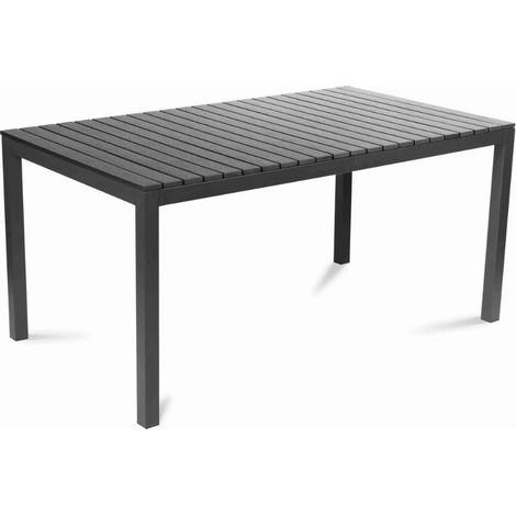 Gartentisch Fieldmann fdzn 5050 Aluminium Holzverbund 150x90 cm