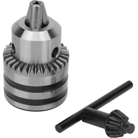 Mandrin de perceuse 3-16mm, Mandrin de perçage haute précision avec clé en acier inoxydable, Kit d'outils de fraisage pour ateliers professionnels et amateurs exigeants (1/5)