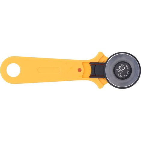 Outil de coupe pour cuir de 45 mm, cutter rotatif pour tissu, coupe-tissu à boucle, molette de coupe pour tissu (1/5)