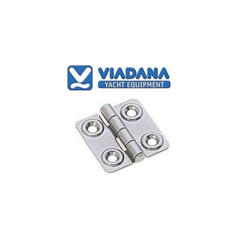 Charnière inox 316 mini 44x45mm viadana (1/2)