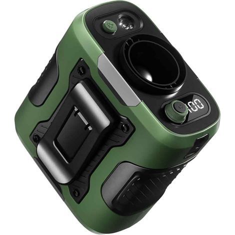 Ceinture-ventilateur rechargeable portable pour le camping et les chantiers extérieurs (1/5)