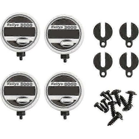 Lotto di 4 cache giro di fari a LED RC auto, compatibile con i modelli di auto RC 1:10 Axial SCX10 e crawler RC -4. (1/5)