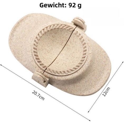 Moule À Raviolis - Presse Manuelle 2 Pièces - Pour Pâte Femeo Et Pâtes Fraîches - 20,7 X 12 Cm - 2 Unités (1/5)