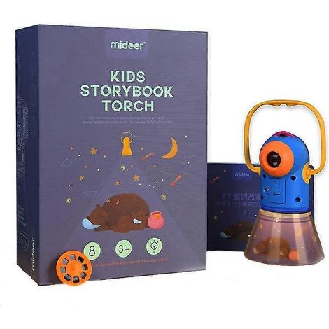 Lampe torche pour contes, projecteur de lumière numérique pour contes de fées classiques, veilleuse, narration interactive, imagination des enfants. (1/4)