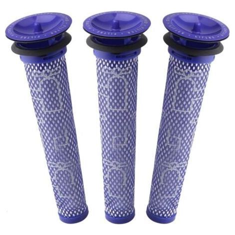 Filter für Dyson V8/V7, waschbare Ersatzfilter für Dyson V7/V8 Absolute und Animal Staubsauger, Staubsaugerzubehör für Dyson V8 mit 3 HEPA-Vorfiltern (1/5)