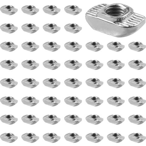 50PCS Écrous à T M6 Écrou pour Profilé 30 Rainure 8mm (1/5)