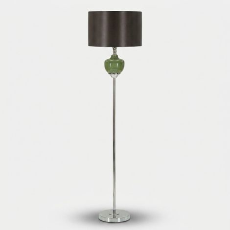 Stehlampe aus Glas und Stoff Eva One (1/5)