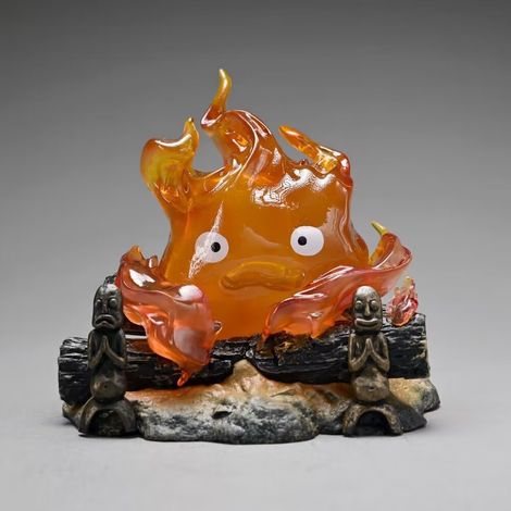 Veilleuse Calcifer, Statue en résine Calcifer (1/5)