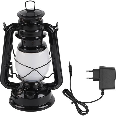 Lanterne LED Rechargeable Style Rétro pour Camping - Lumière Blanche Chaude, Portable avec Prise UE 110‑240V (1/5)