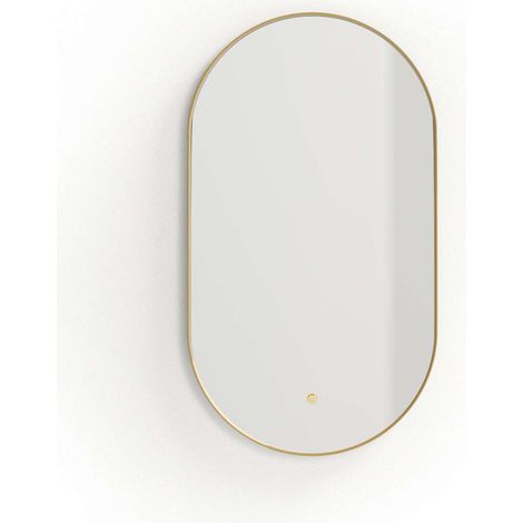 MANILLONS TORRENT 07375021 SWING Espejo Oro Cepillado 50X90 - ref: 07375021